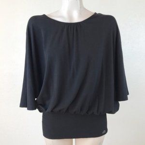 Alo CoolFit Turquoise Billowy Athleisure Top